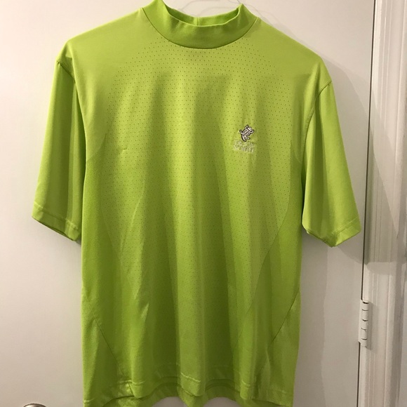 Nike Shirts Mens Troon North Nike Drifit Ss Mock Golf Shirt Poshmark